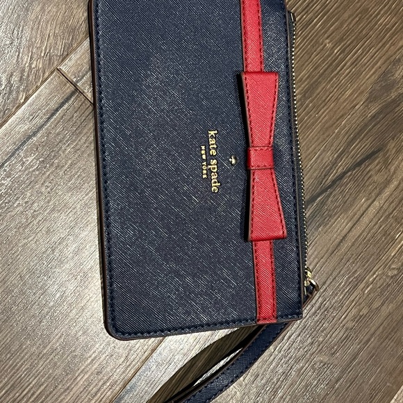 Kate Spade Navy Blue Wristlet - Picture 2 of 8